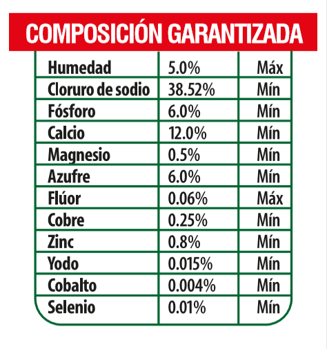 sal mineralizada somex 6 se bultos 40