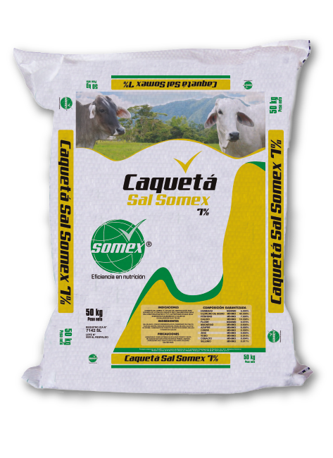 bultos 50 kg sal mineralizada somex