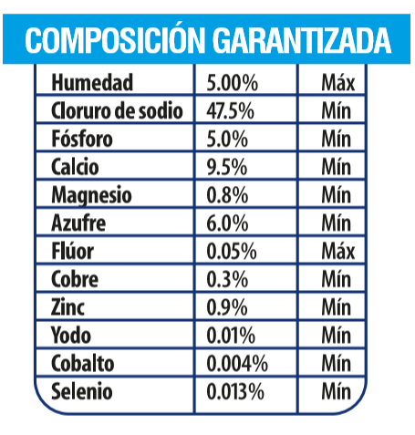 sal mineralizada somex leche 5 bultos